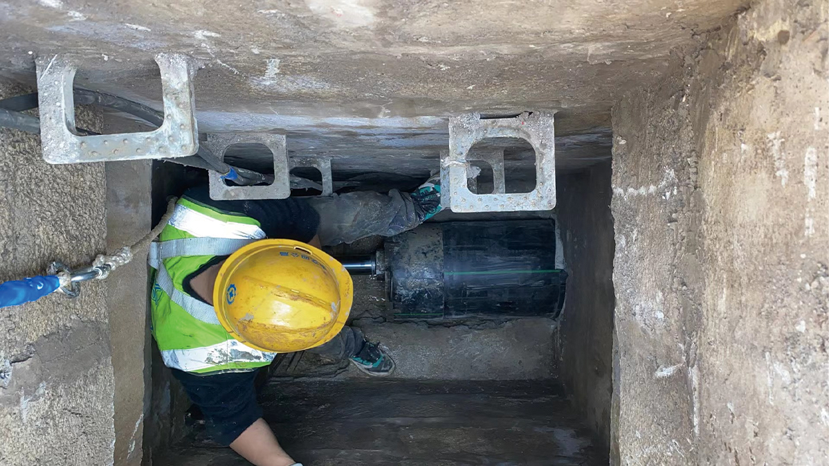 金湾HDPE短管内衬法